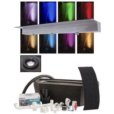 Large Formal Falls Kit with Lights Formal Waterfalls Blue Thumb